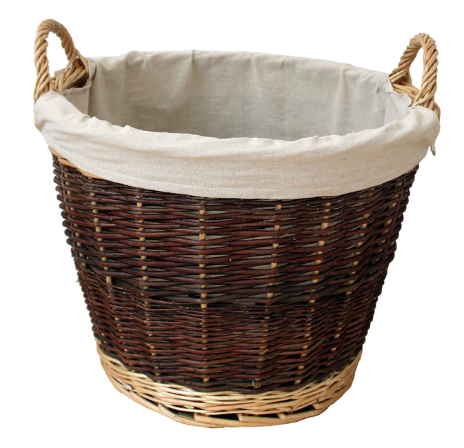 Large Round Natural Willow Basket